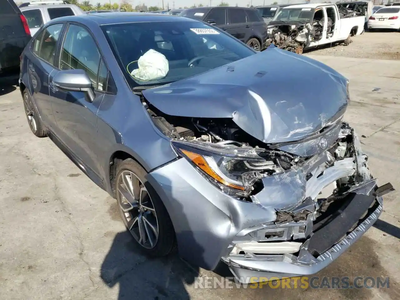 1 Photograph of a damaged car JTDP4MCE5MJ057196 TOYOTA COROLLA 2021