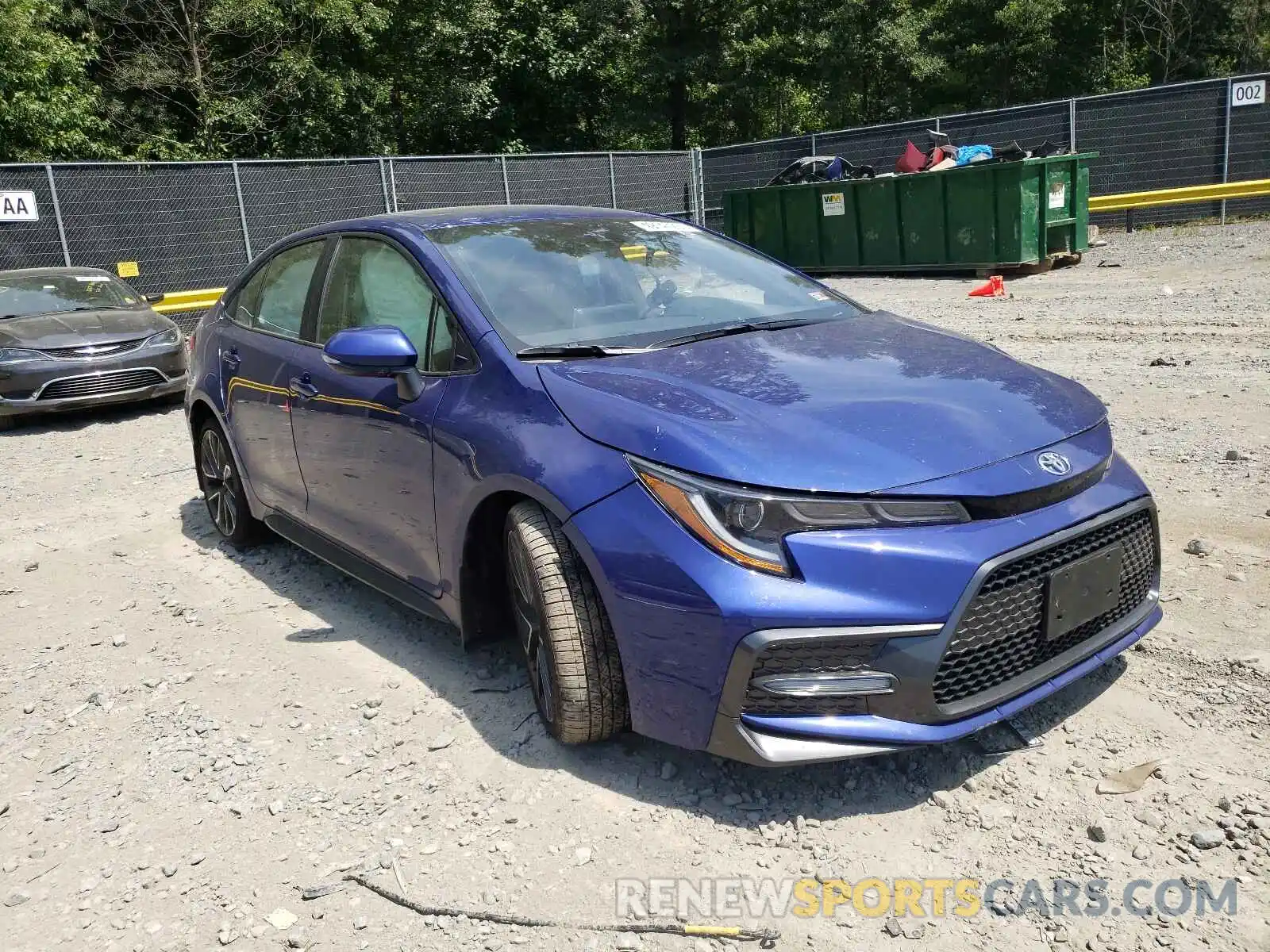 1 Photograph of a damaged car JTDP4MCE7MJ058981 TOYOTA COROLLA 2021