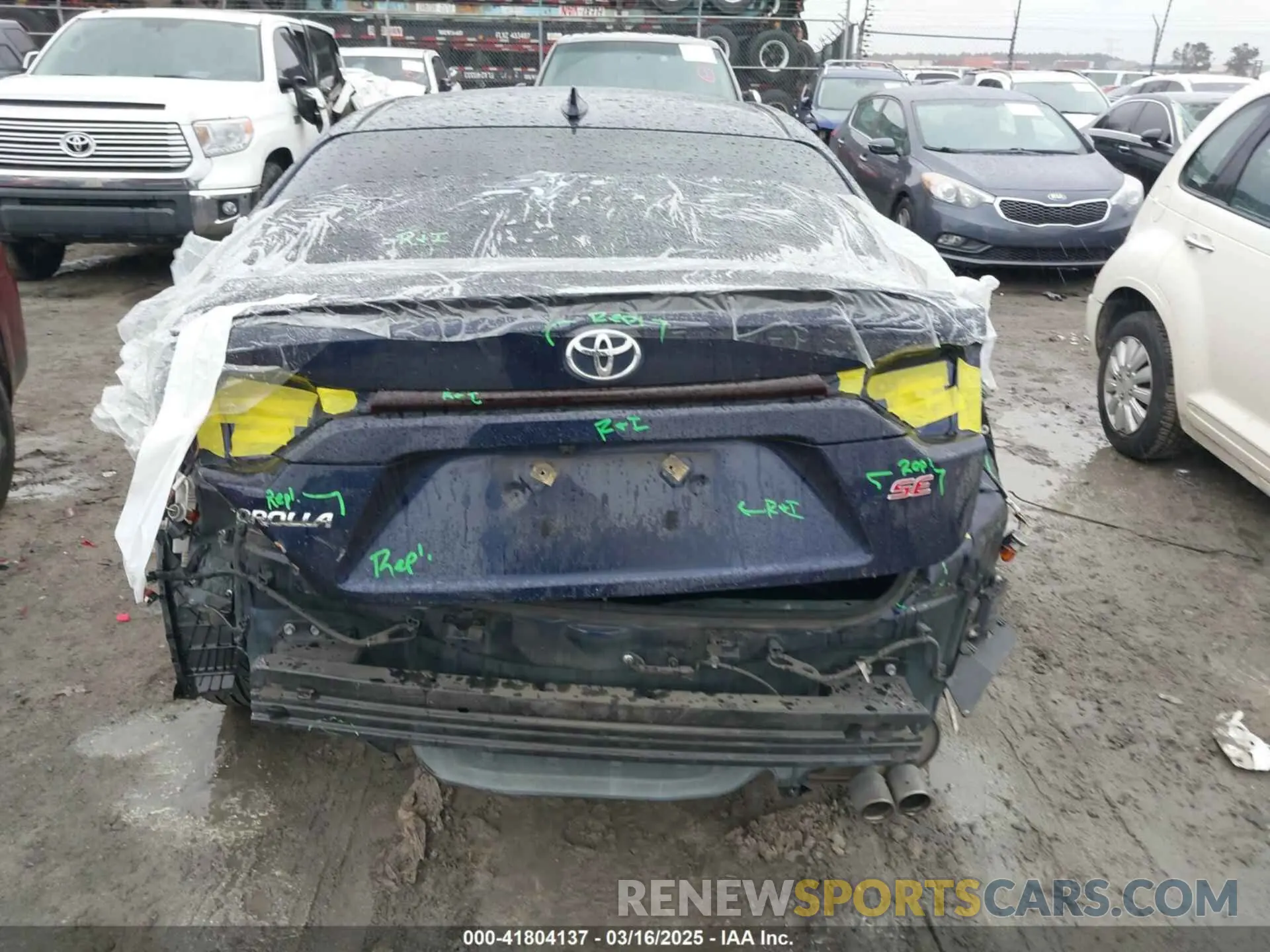 16 Photograph of a damaged car JTDP4MCE7MJ065672 TOYOTA COROLLA 2021