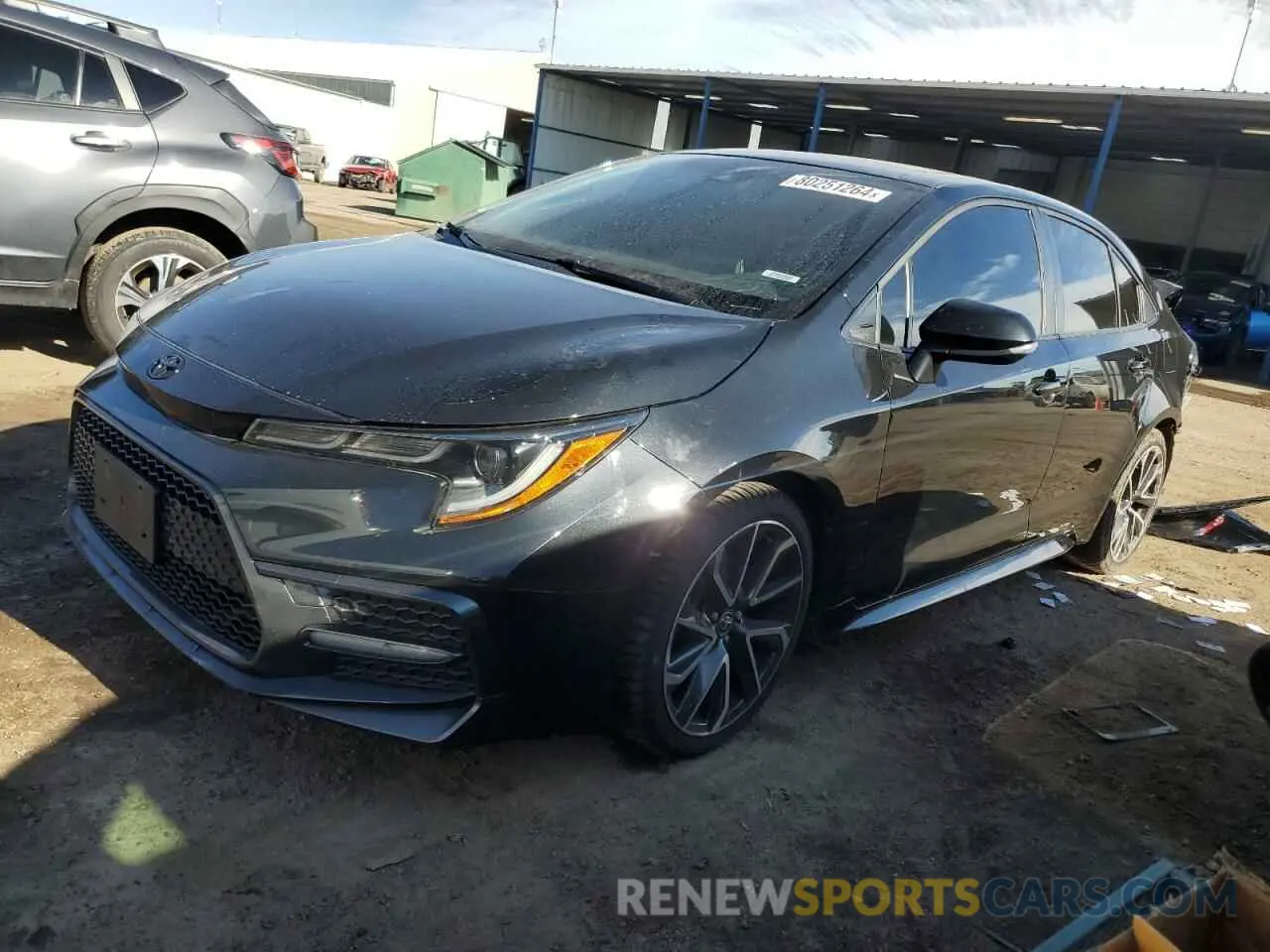 1 Photograph of a damaged car JTDP4MCE7MJ066062 TOYOTA COROLLA 2021