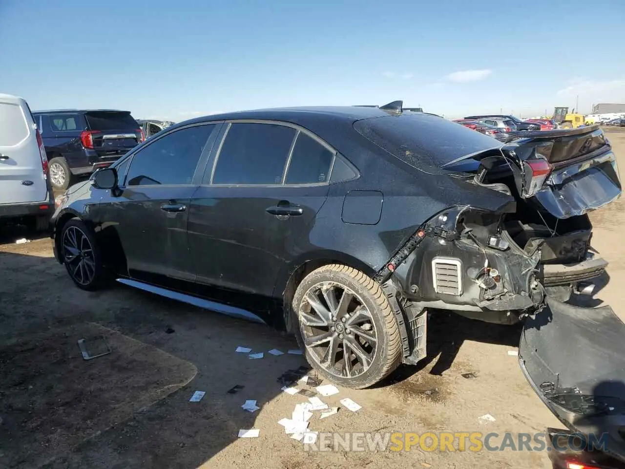 2 Photograph of a damaged car JTDP4MCE7MJ066062 TOYOTA COROLLA 2021
