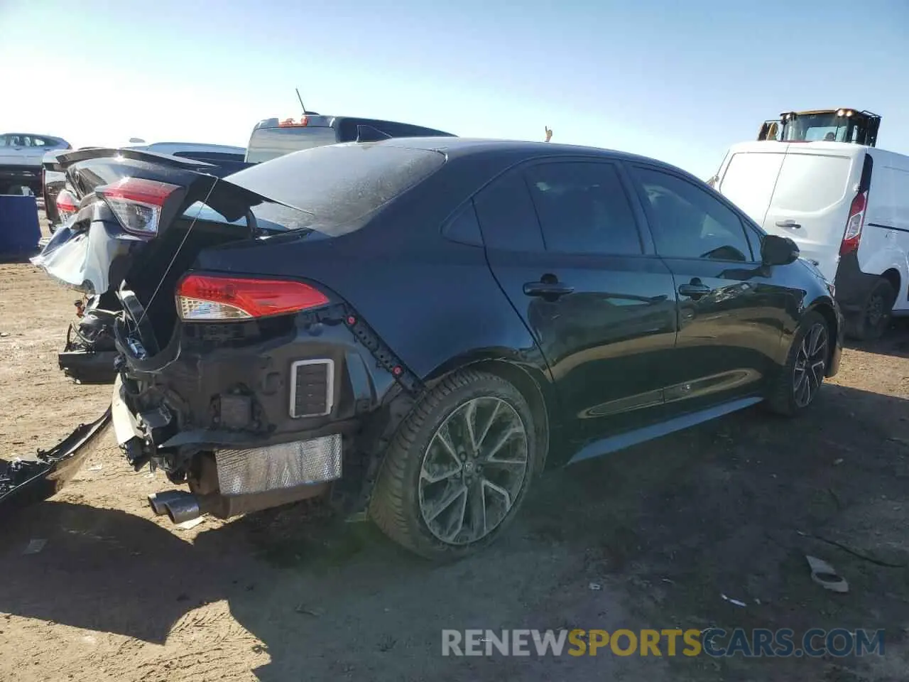 3 Photograph of a damaged car JTDP4MCE7MJ066062 TOYOTA COROLLA 2021