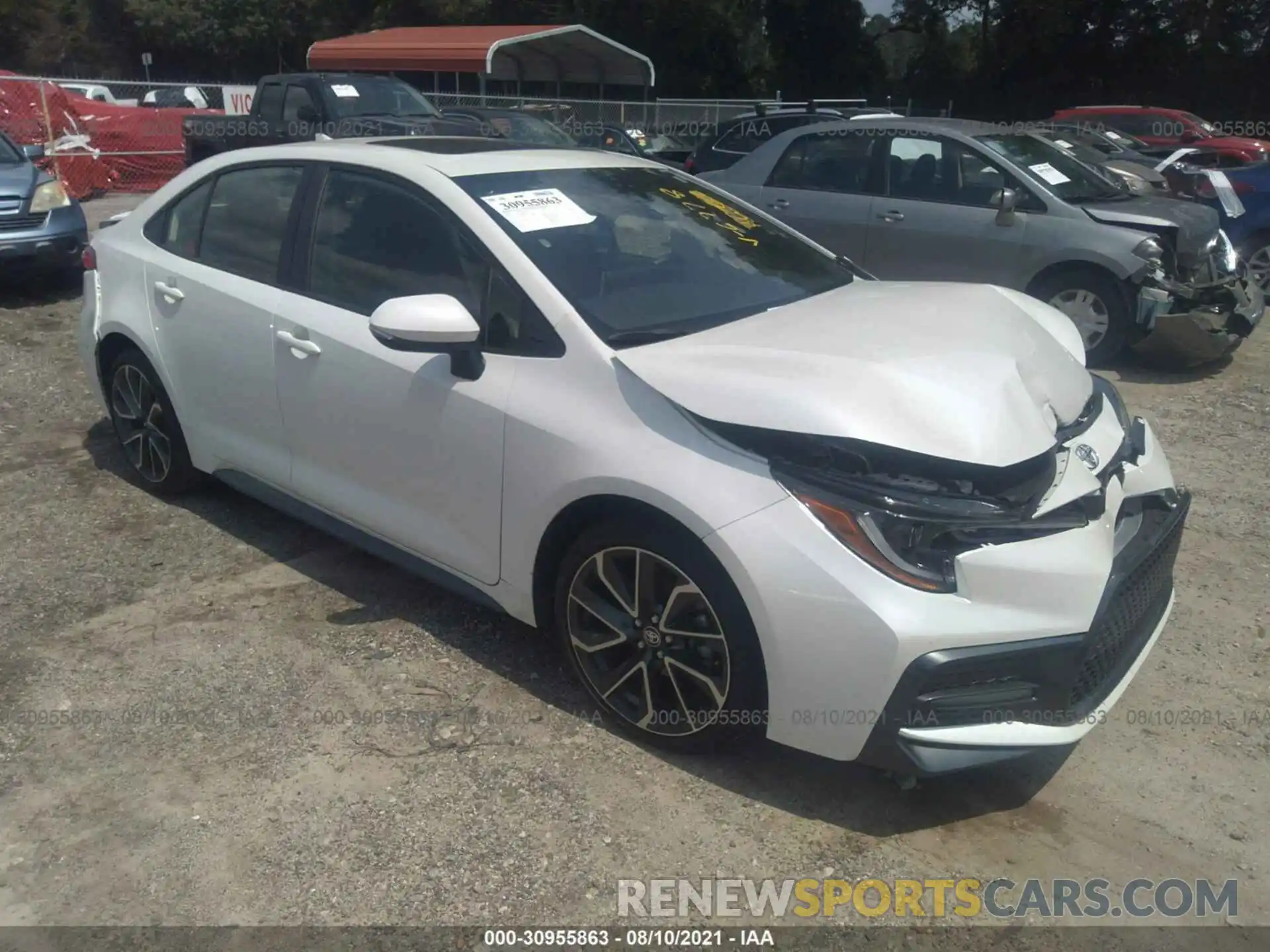 1 Photograph of a damaged car JTDP4MCE7MJ067678 TOYOTA COROLLA 2021