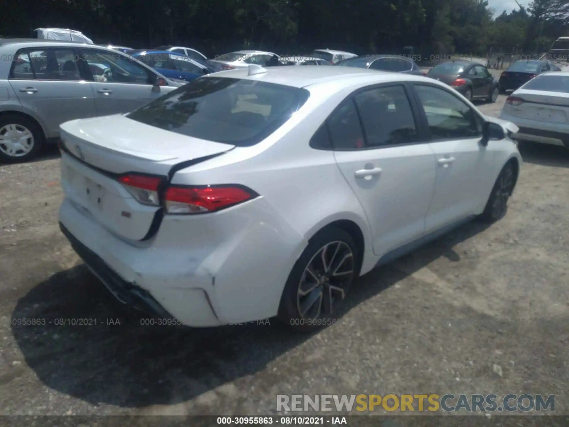 4 Photograph of a damaged car JTDP4MCE7MJ067678 TOYOTA COROLLA 2021