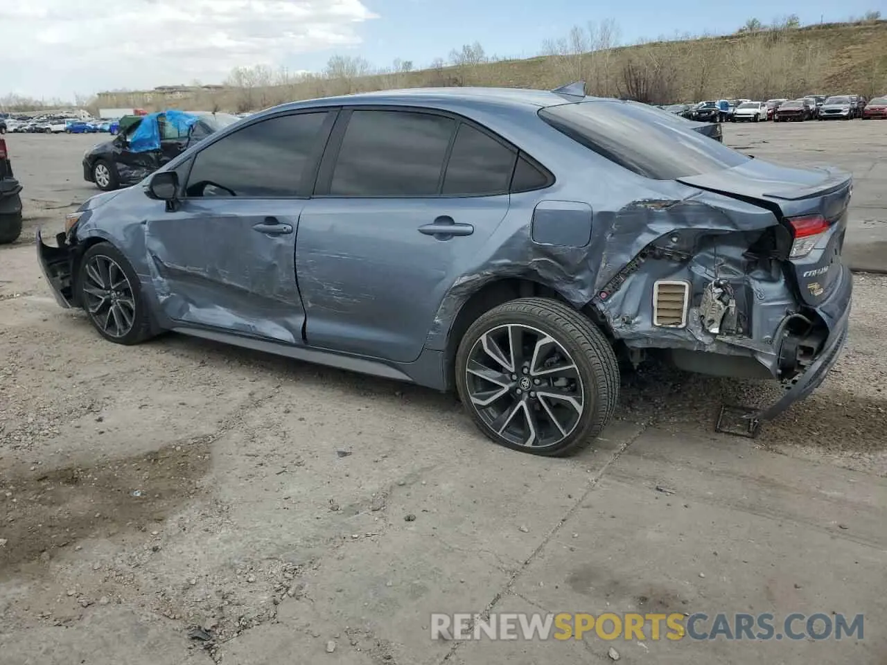 2 Photograph of a damaged car JTDP4MCE8MJ078124 TOYOTA COROLLA 2021