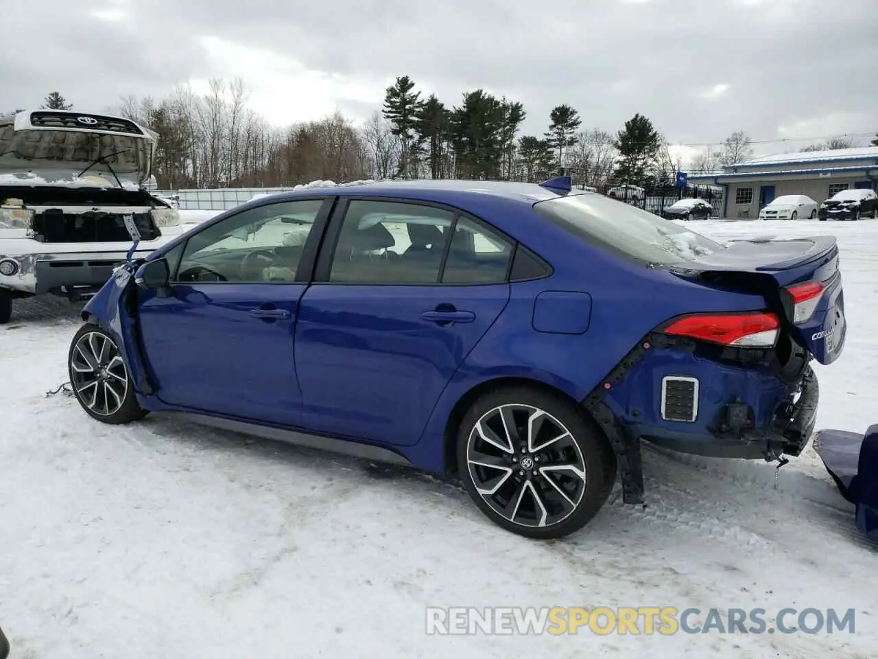 2 Photograph of a damaged car JTDP4MCE9MJ069173 TOYOTA COROLLA 2021