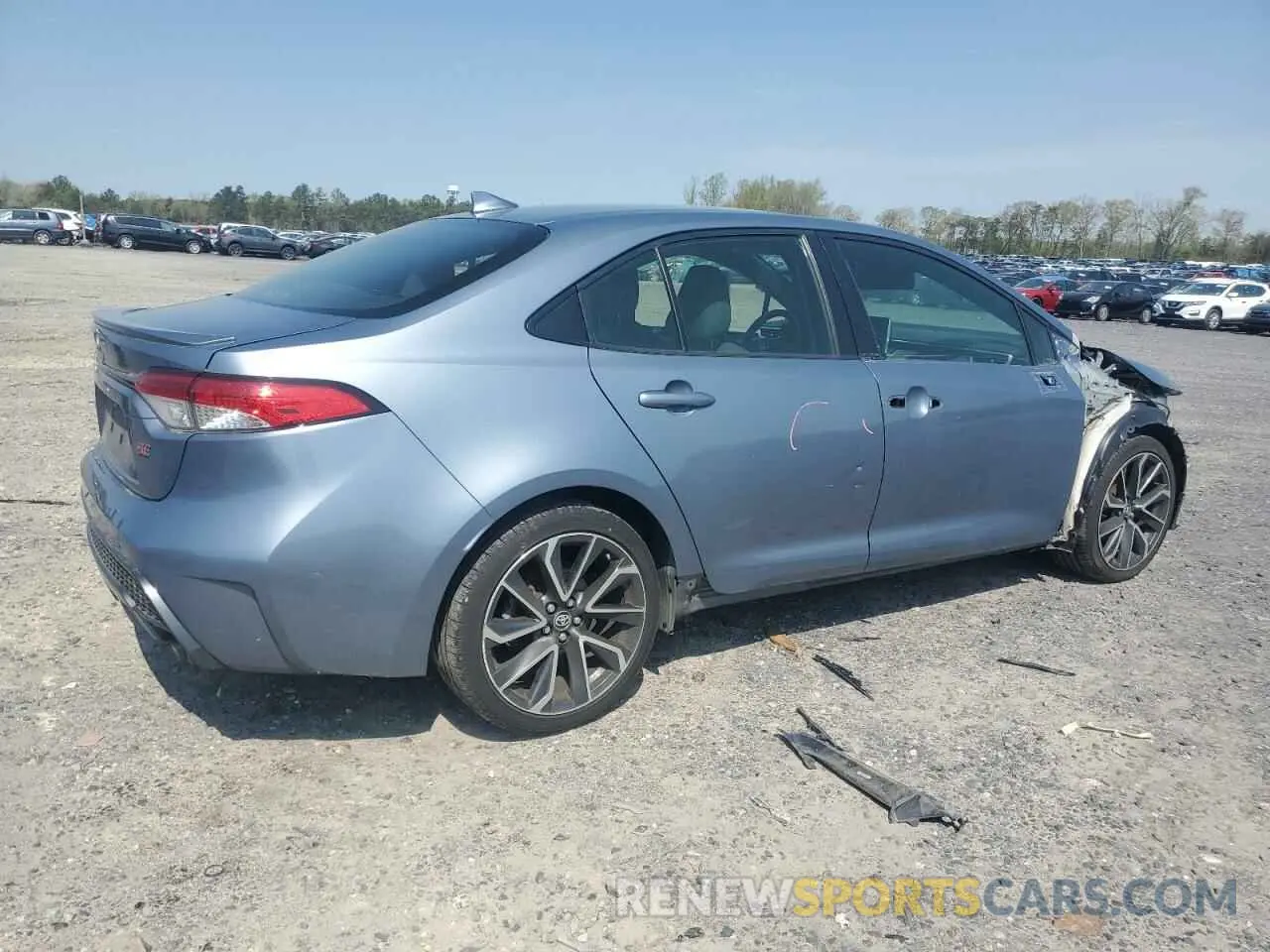3 Photograph of a damaged car JTDP4MCEXMJ054231 TOYOTA COROLLA 2021
