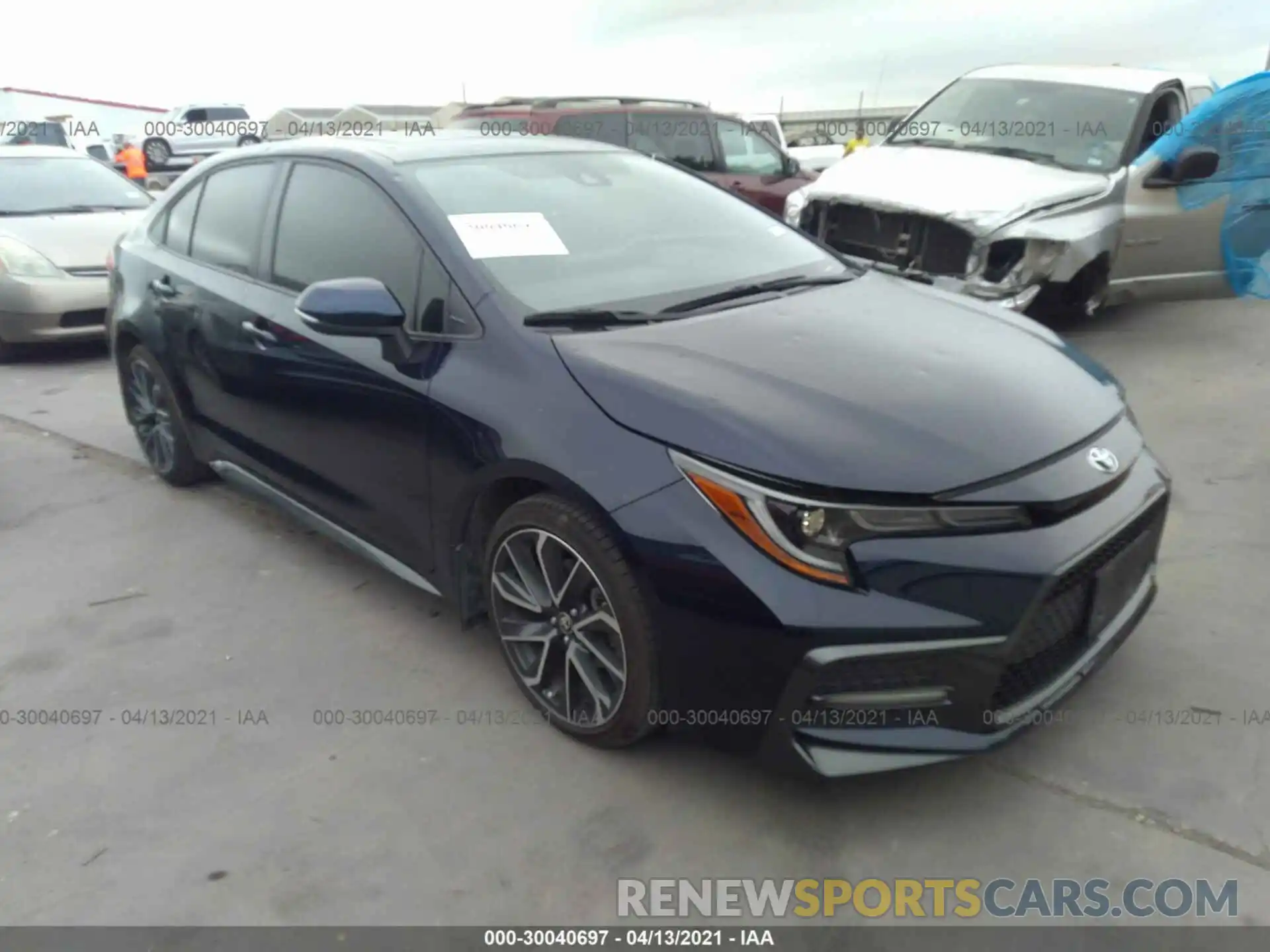 1 Photograph of a damaged car JTDP4MCEXMJ056531 TOYOTA COROLLA 2021