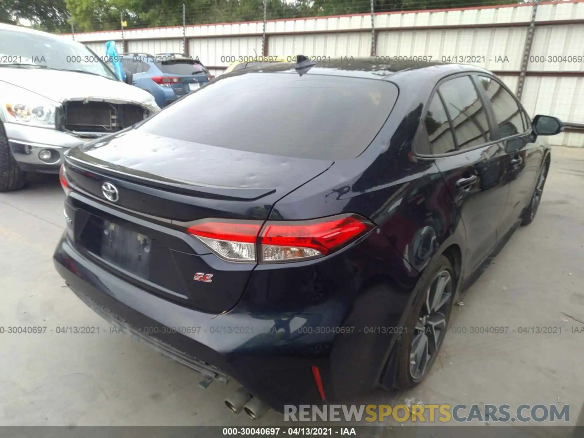 4 Photograph of a damaged car JTDP4MCEXMJ056531 TOYOTA COROLLA 2021