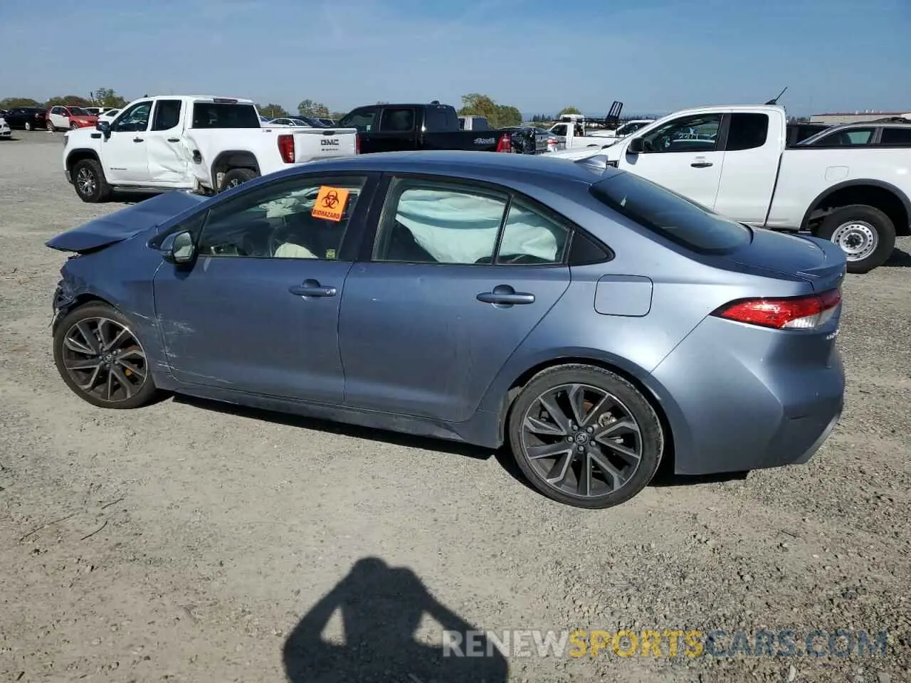 2 Photograph of a damaged car JTDP4MCEXMJ080540 TOYOTA COROLLA 2021
