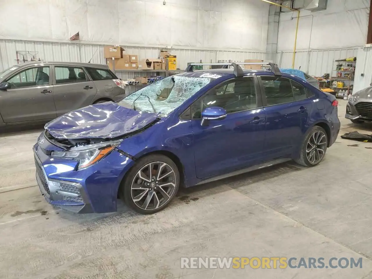 1 Photograph of a damaged car JTDS4MCE0MJ053938 TOYOTA COROLLA 2021