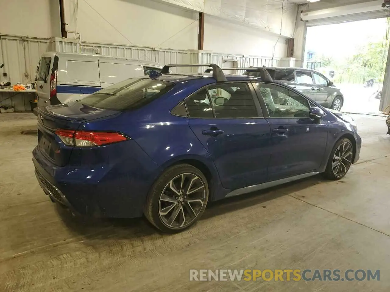 3 Photograph of a damaged car JTDS4MCE0MJ053938 TOYOTA COROLLA 2021