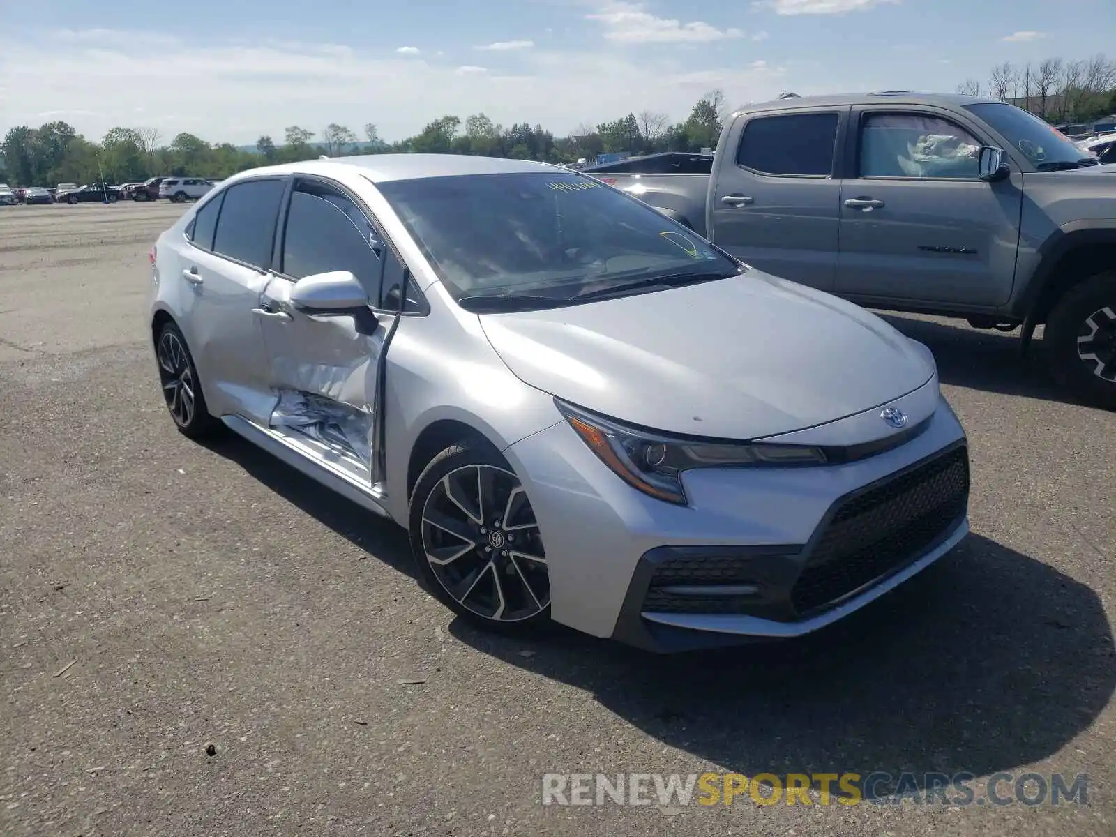 1 Photograph of a damaged car JTDS4MCE0MJ054409 TOYOTA COROLLA 2021