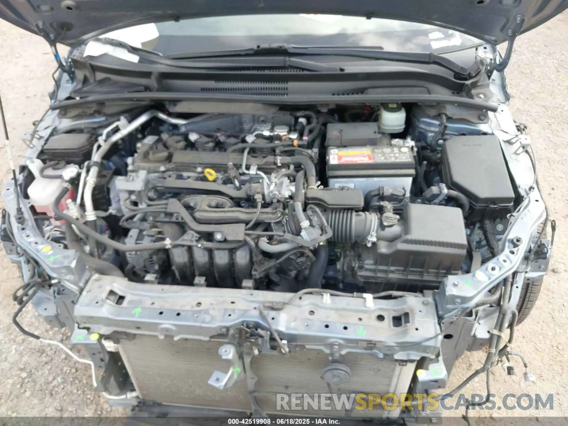 10 Photograph of a damaged car JTDS4MCE0MJ062946 TOYOTA COROLLA 2021