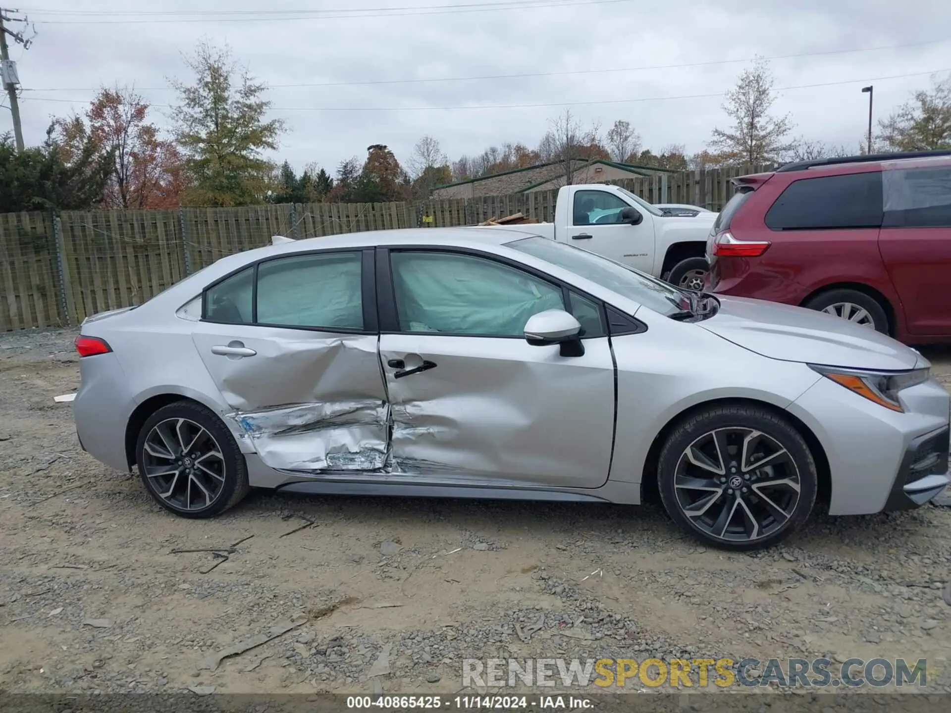 13 Photograph of a damaged car JTDS4MCE0MJ064809 TOYOTA COROLLA 2021
