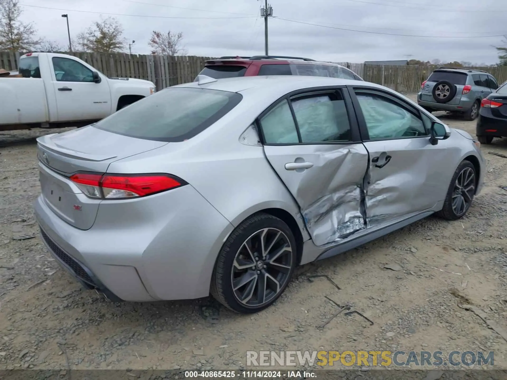 4 Photograph of a damaged car JTDS4MCE0MJ064809 TOYOTA COROLLA 2021