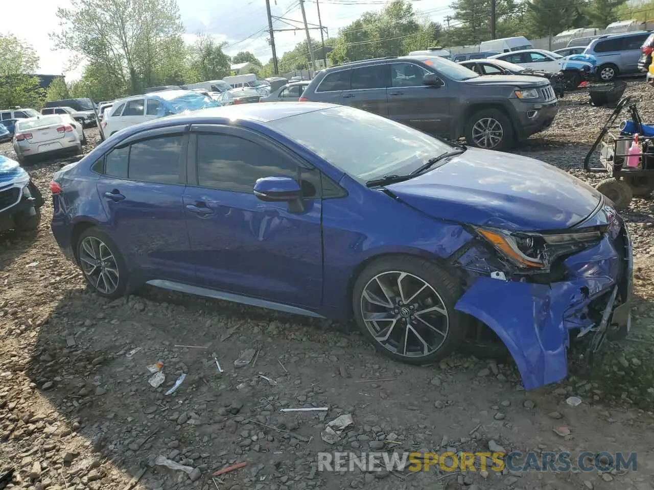 4 Photograph of a damaged car JTDS4MCE0MJ066737 TOYOTA COROLLA 2021