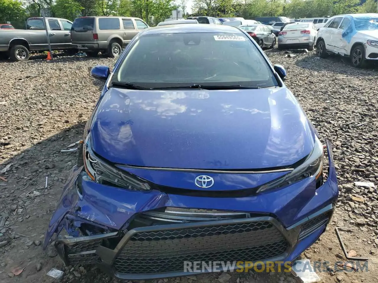 5 Photograph of a damaged car JTDS4MCE0MJ066737 TOYOTA COROLLA 2021