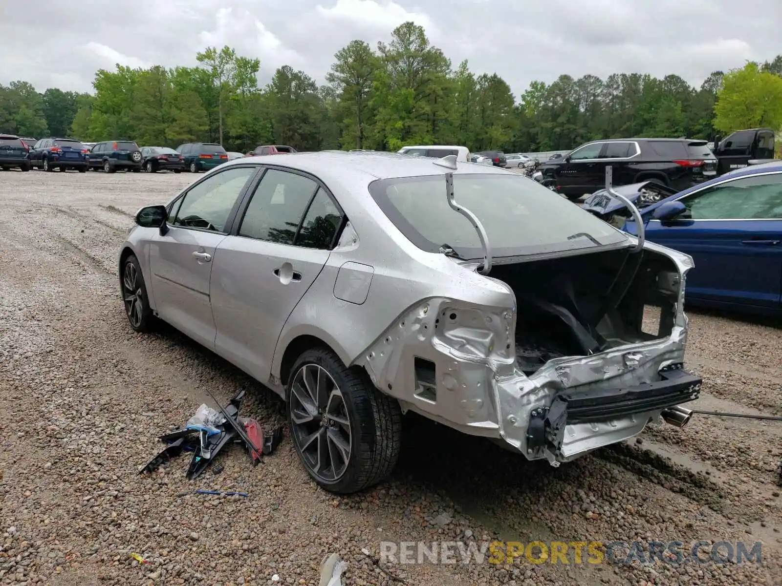 3 Photograph of a damaged car JTDS4MCE0MJ068889 TOYOTA COROLLA 2021