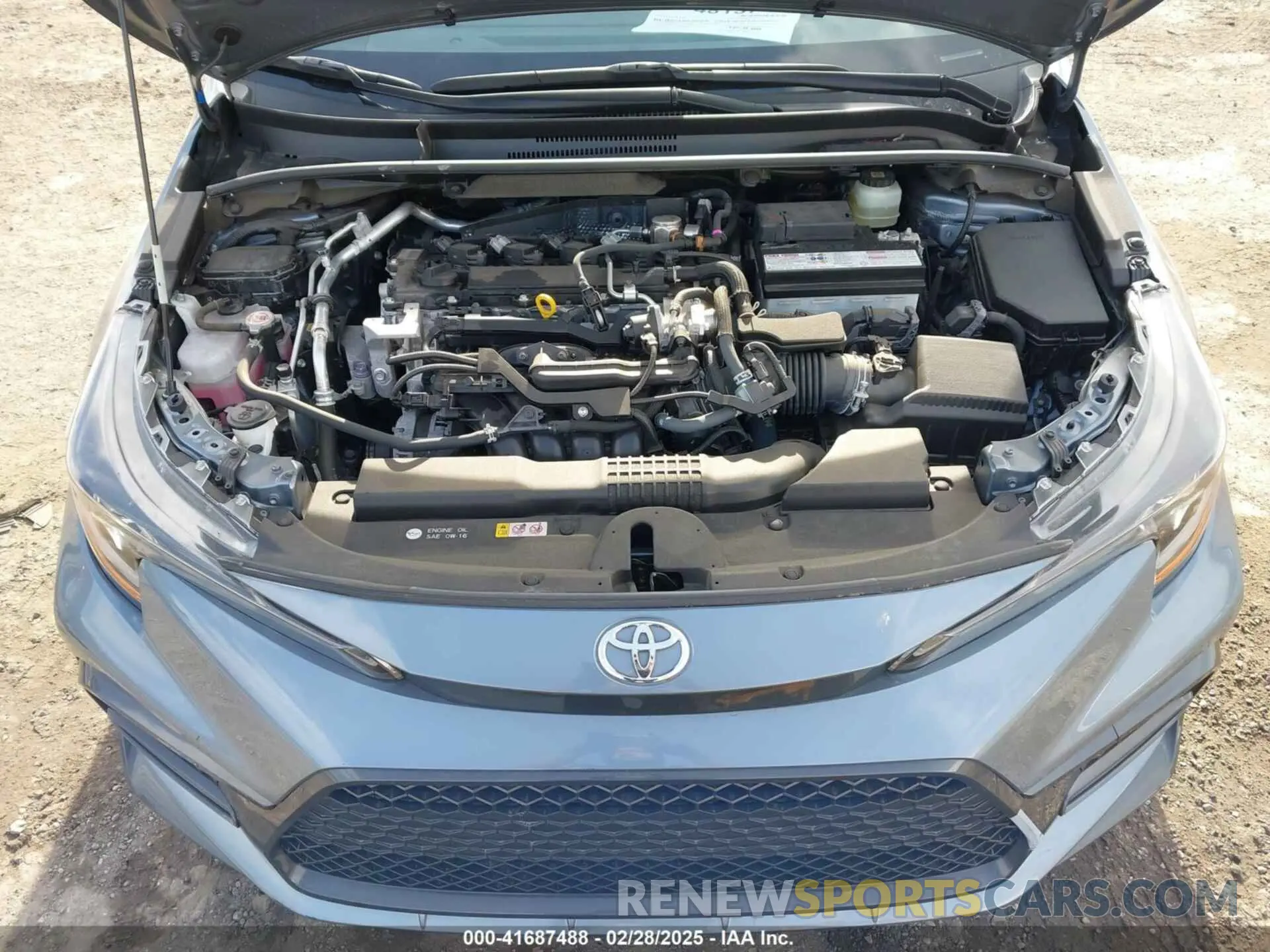 10 Photograph of a damaged car JTDS4MCE0MJ074417 TOYOTA COROLLA 2021