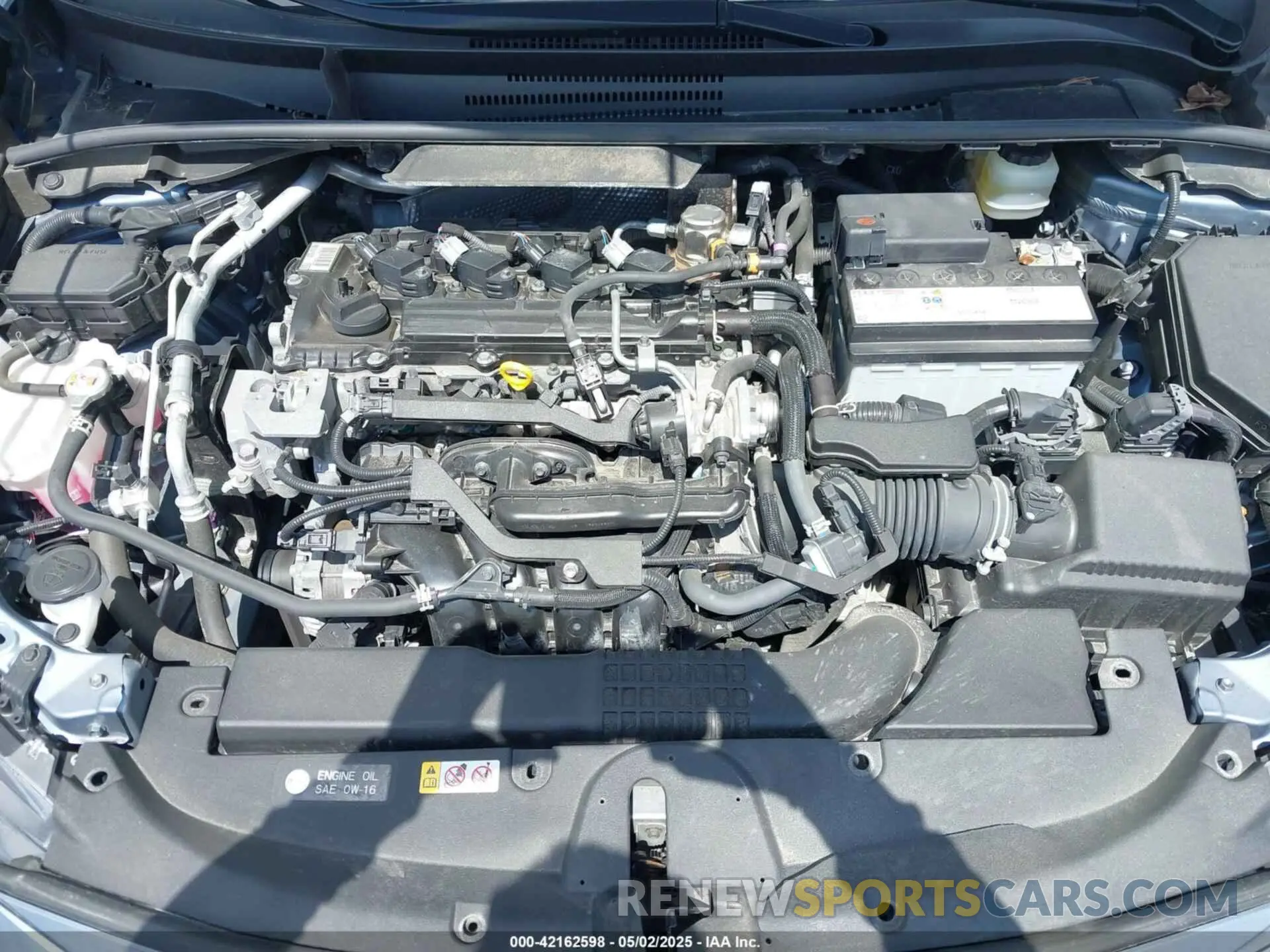 10 Photograph of a damaged car JTDS4MCE0MJ077656 TOYOTA COROLLA 2021
