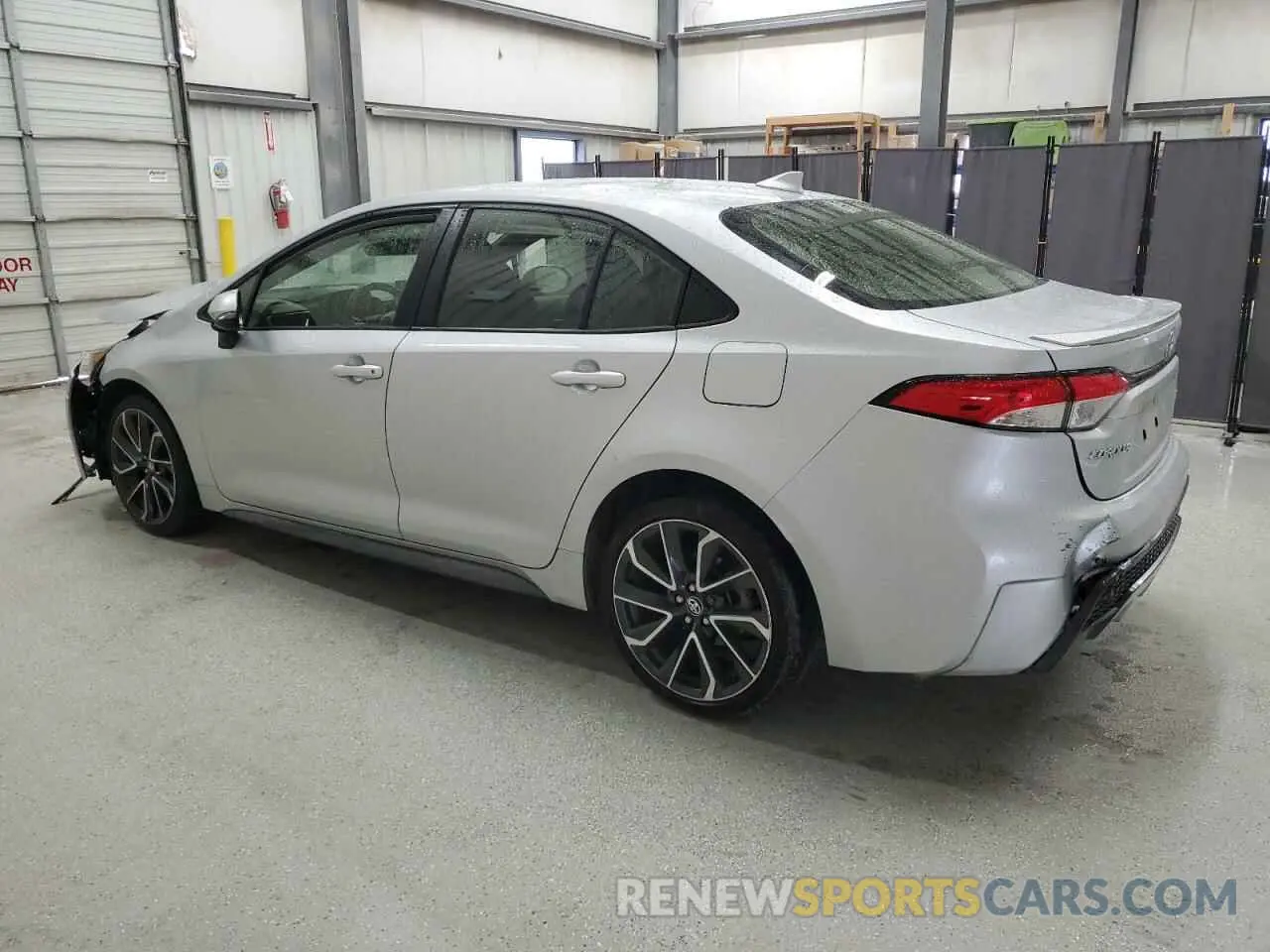 2 Photograph of a damaged car JTDS4MCE0MJ079326 TOYOTA COROLLA 2021