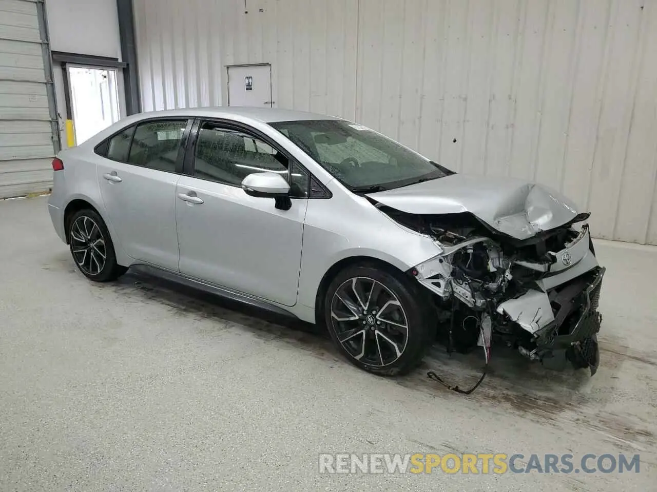 4 Photograph of a damaged car JTDS4MCE0MJ079326 TOYOTA COROLLA 2021
