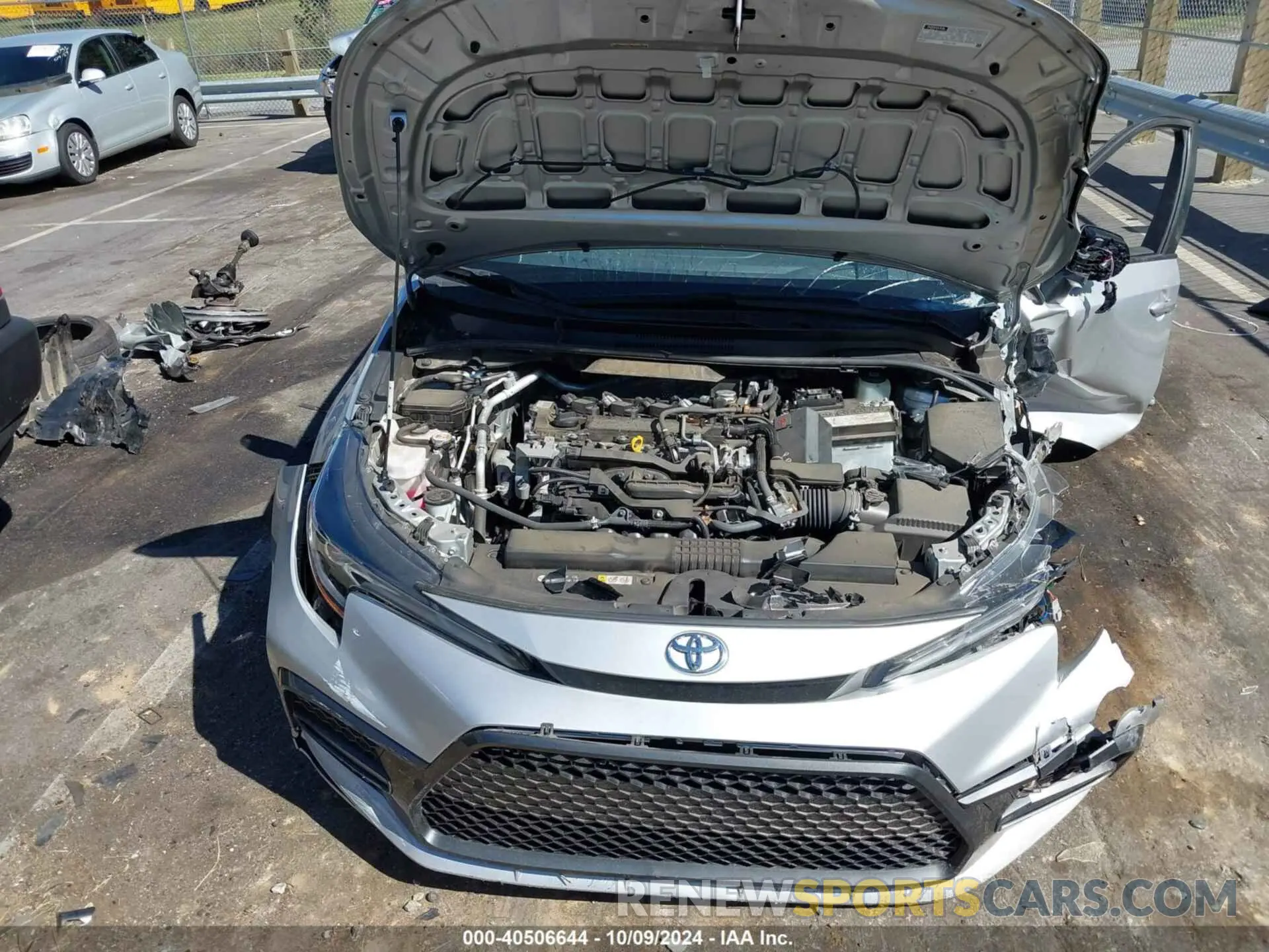 10 Photograph of a damaged car JTDS4MCE0MJ080976 TOYOTA COROLLA 2021