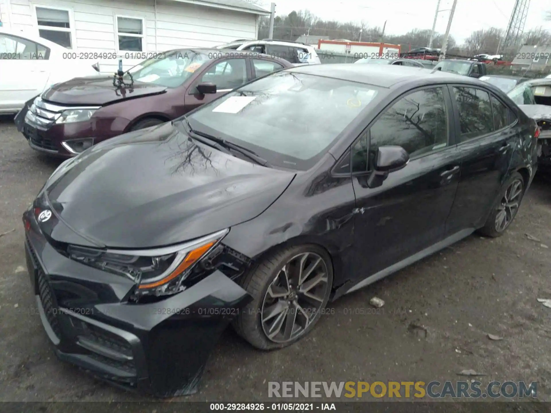 2 Photograph of a damaged car JTDS4MCE1MJ054547 TOYOTA COROLLA 2021