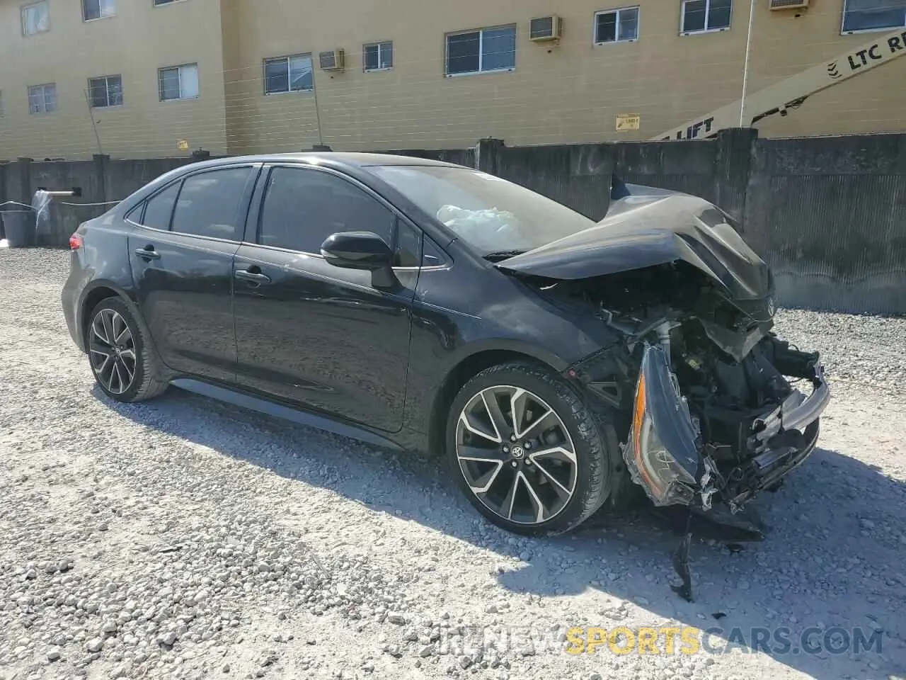 4 Photograph of a damaged car JTDS4MCE1MJ063412 TOYOTA COROLLA 2021
