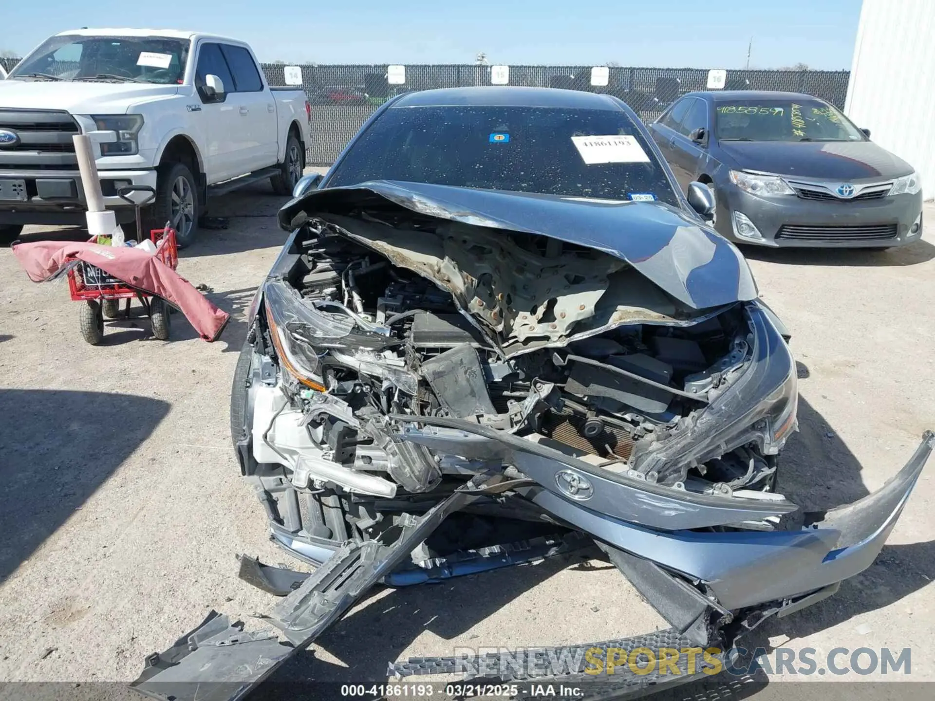 6 Photograph of a damaged car JTDS4MCE1MJ064074 TOYOTA COROLLA 2021