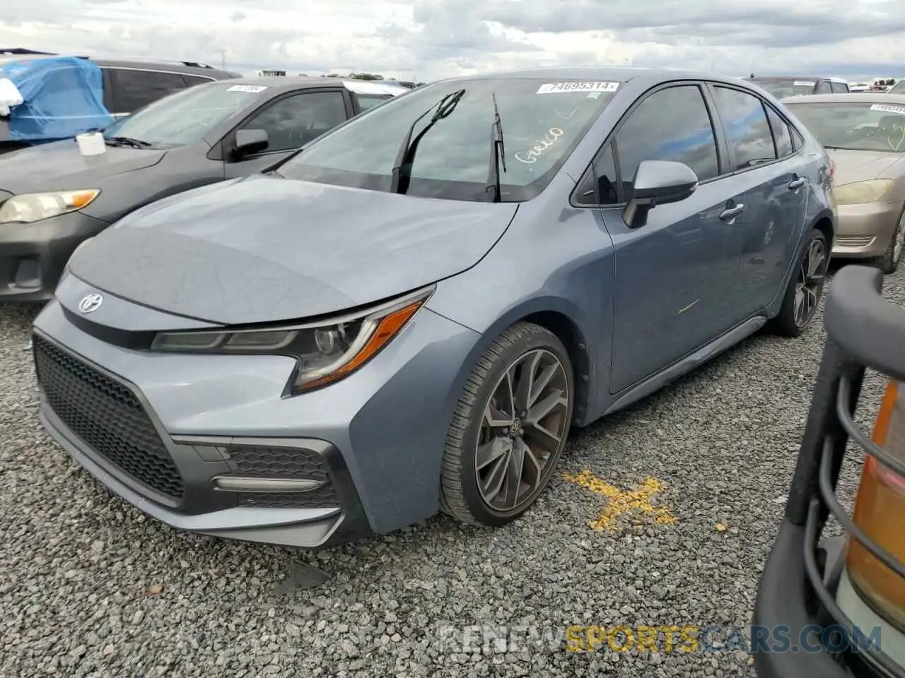1 Photograph of a damaged car JTDS4MCE1MJ066231 TOYOTA COROLLA 2021