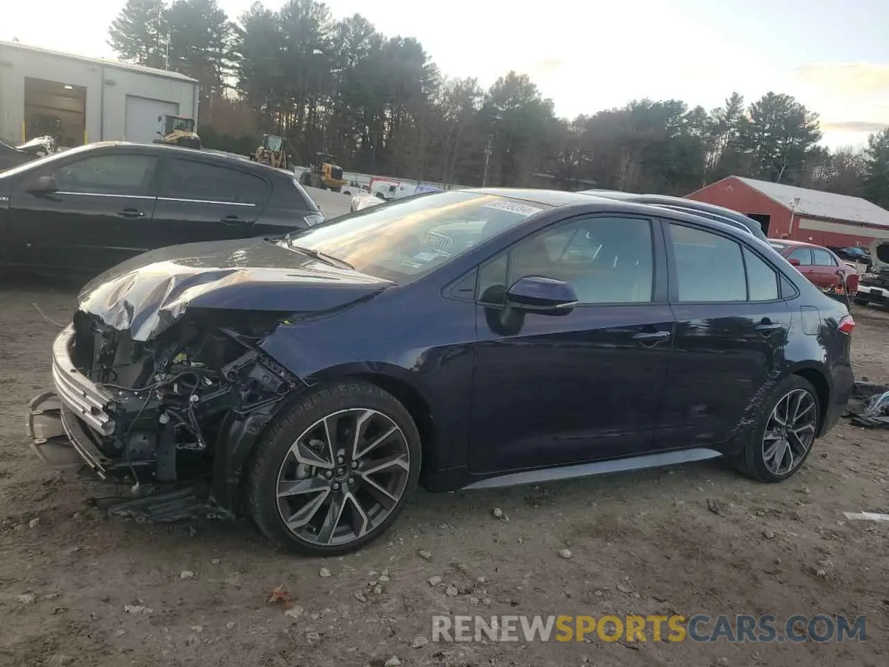 1 Photograph of a damaged car JTDS4MCE1MJ068402 TOYOTA COROLLA 2021