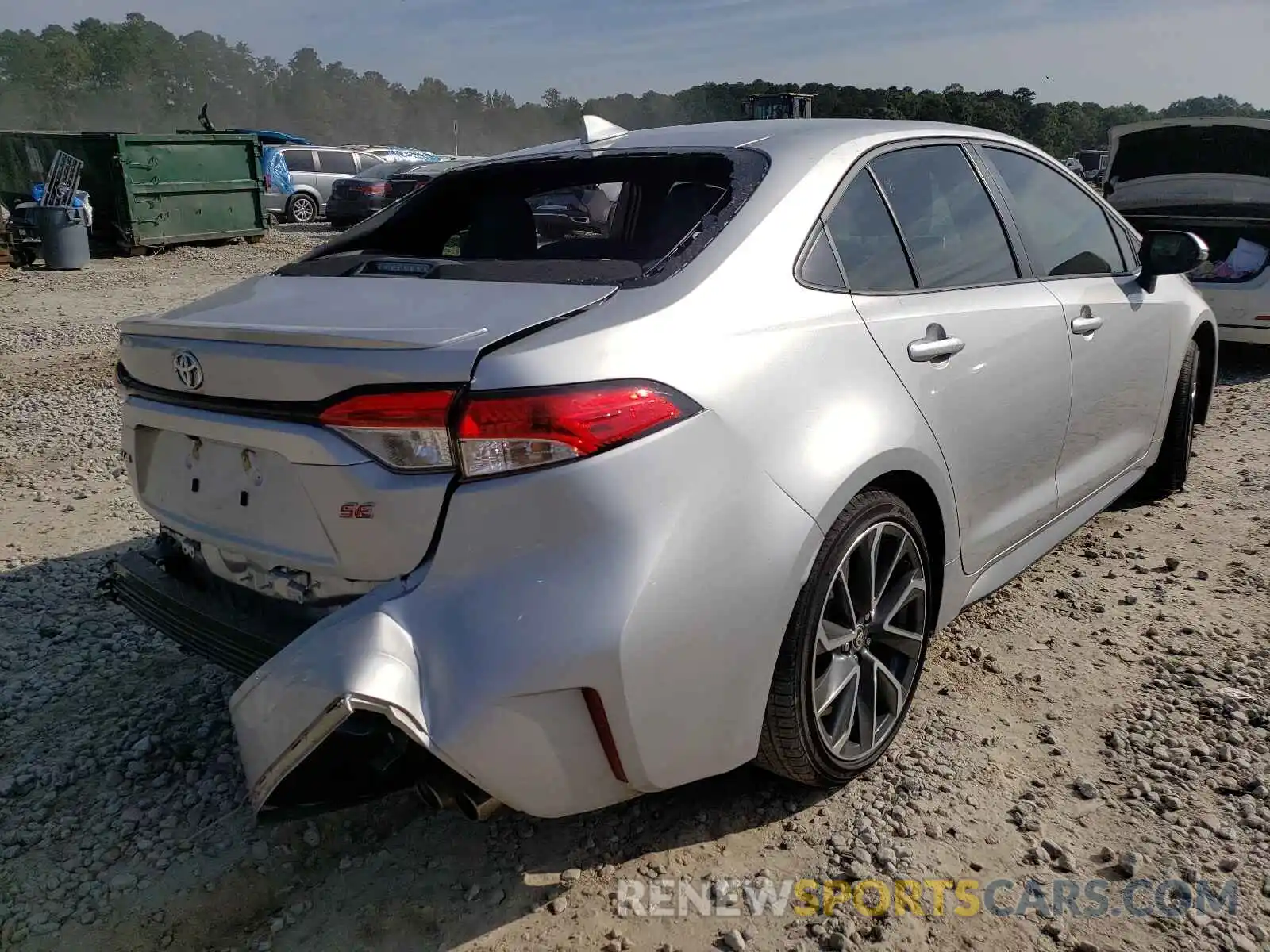 4 Photograph of a damaged car JTDS4MCE1MJ070778 TOYOTA COROLLA 2021