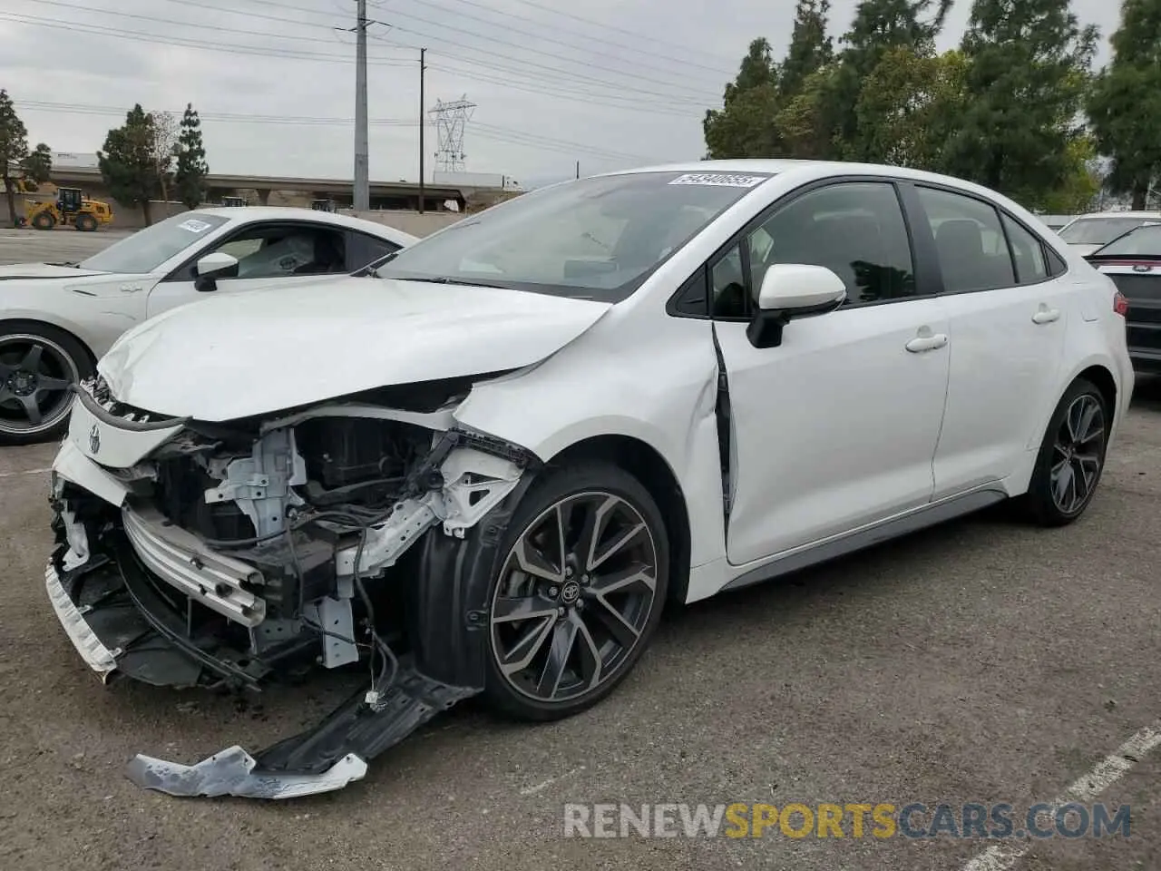 1 Photograph of a damaged car JTDS4MCE1MJ081019 TOYOTA COROLLA 2021
