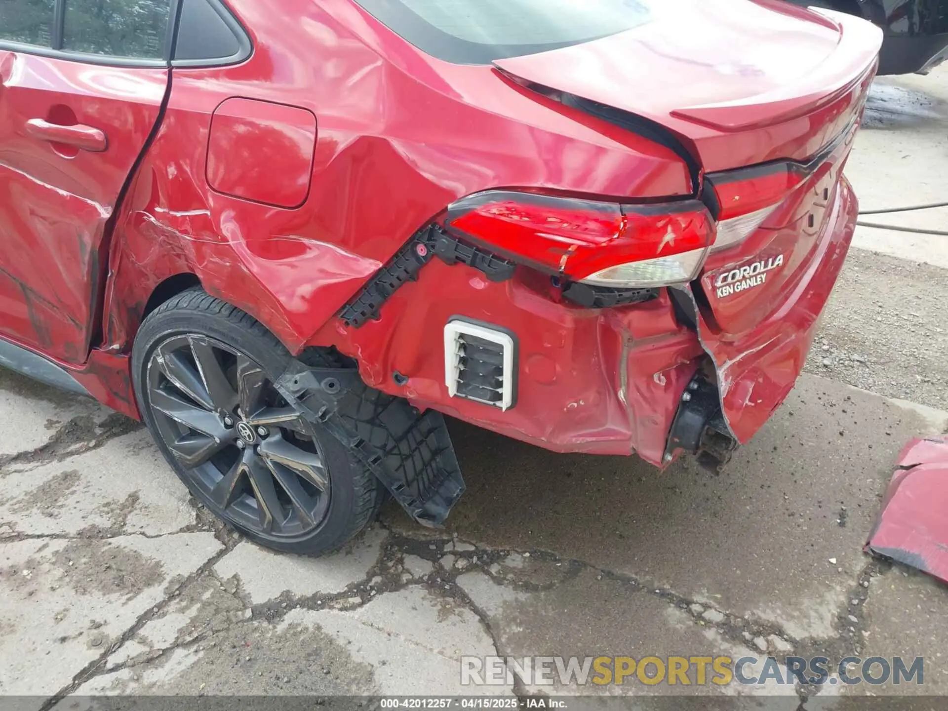 20 Photograph of a damaged car JTDS4MCE2MJ054525 TOYOTA COROLLA 2021