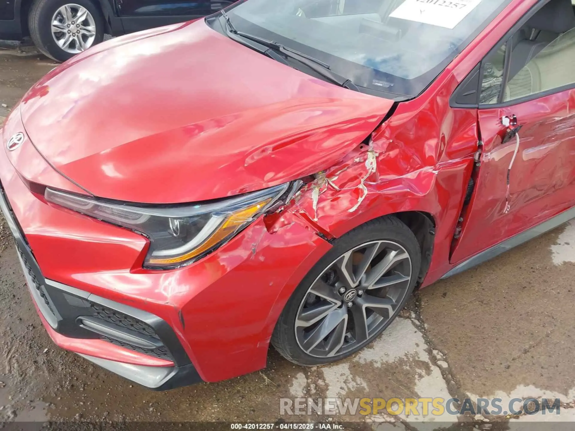 21 Photograph of a damaged car JTDS4MCE2MJ054525 TOYOTA COROLLA 2021