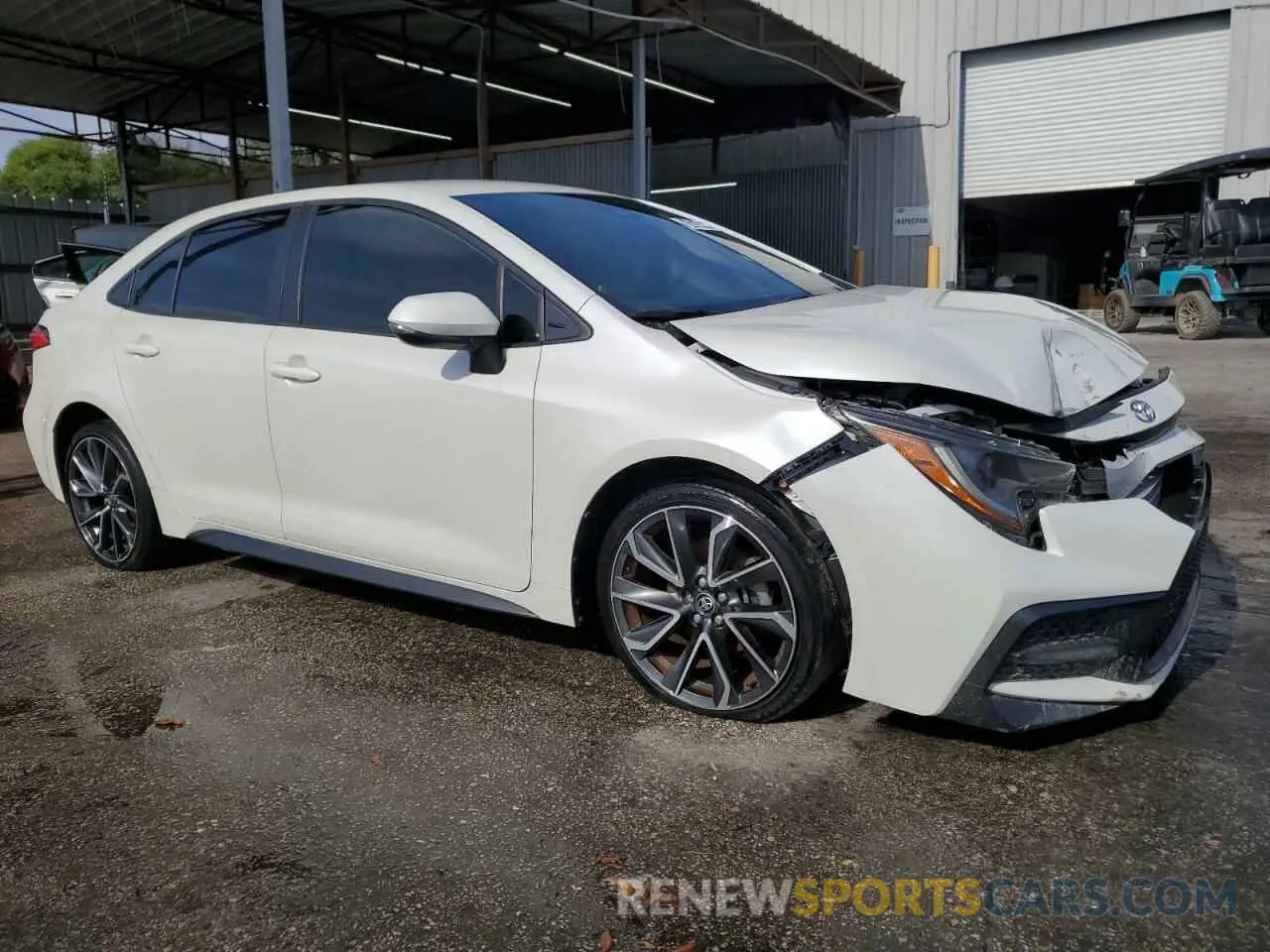 4 Photograph of a damaged car JTDS4MCE2MJ056145 TOYOTA COROLLA 2021