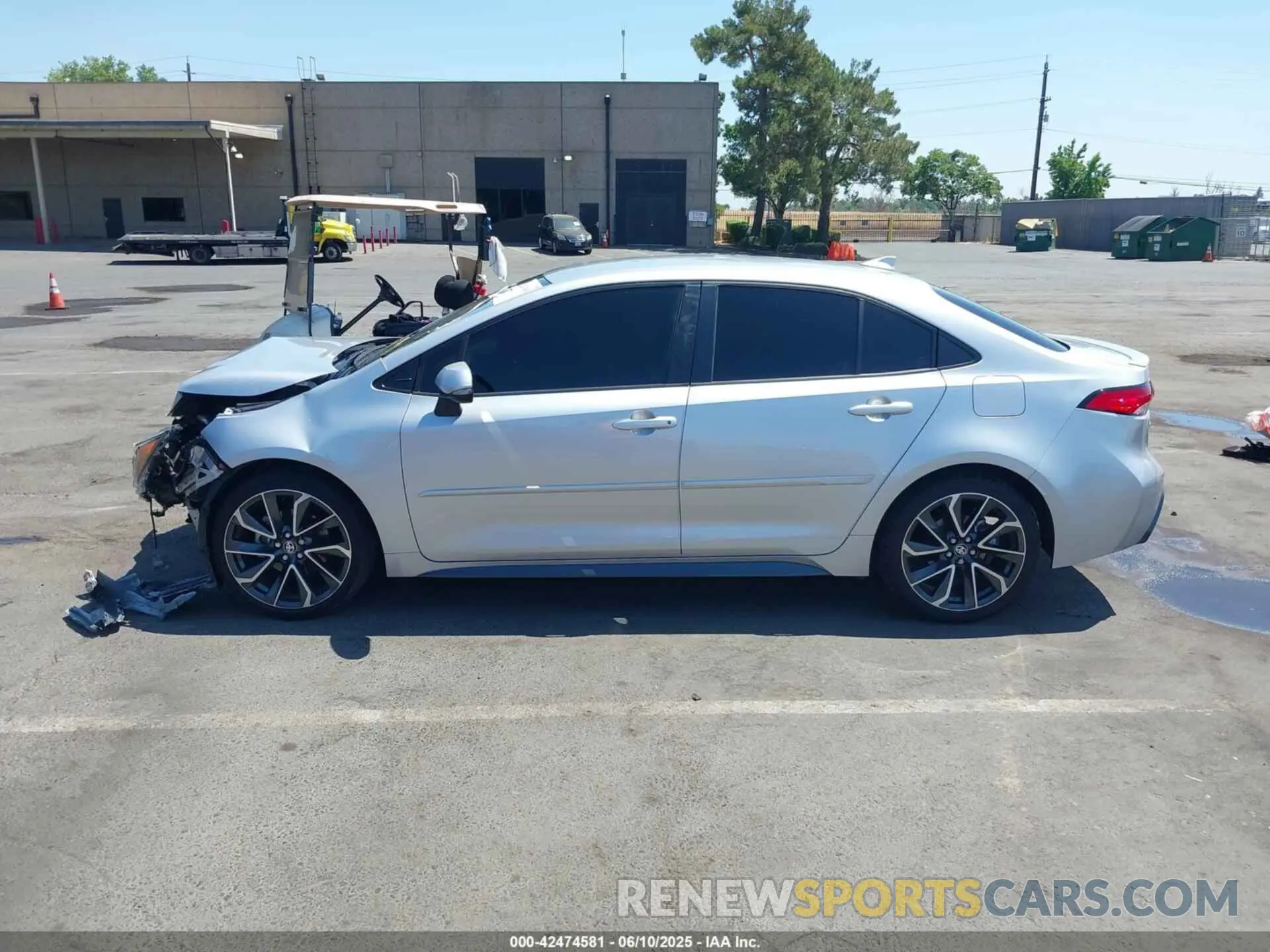 15 Photograph of a damaged car JTDS4MCE2MJ059885 TOYOTA COROLLA 2021