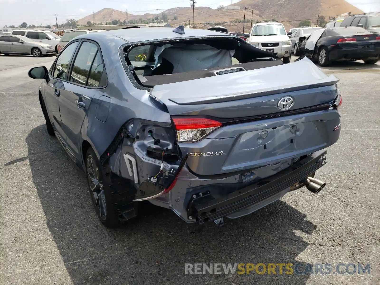 3 Photograph of a damaged car JTDS4MCE2MJ063371 TOYOTA COROLLA 2021