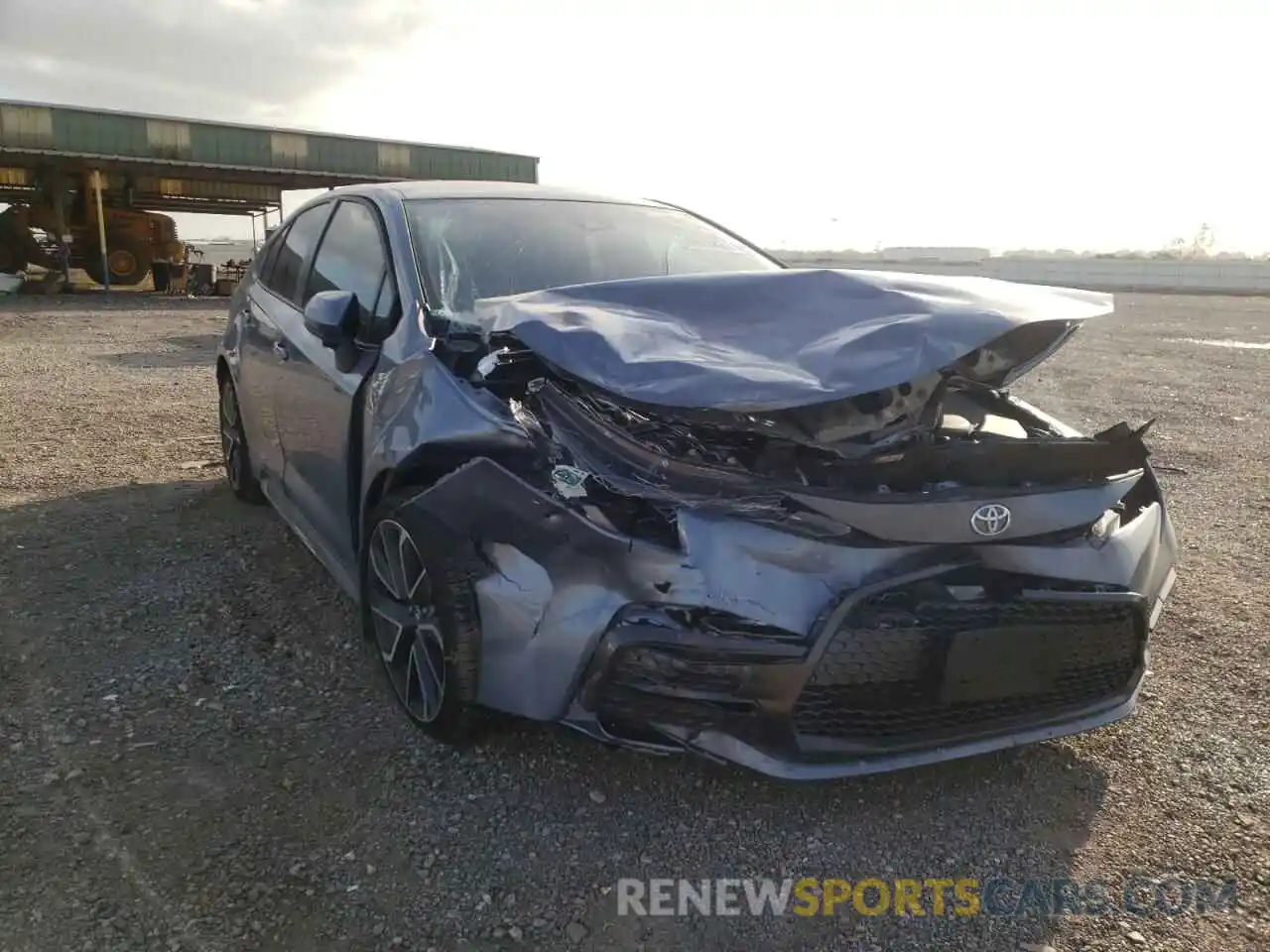 1 Photograph of a damaged car JTDS4MCE2MJ063516 TOYOTA COROLLA 2021