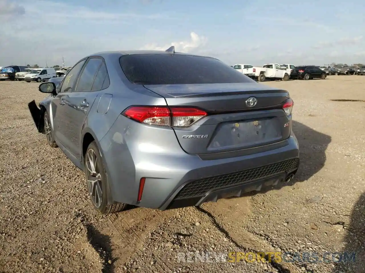 3 Photograph of a damaged car JTDS4MCE2MJ063516 TOYOTA COROLLA 2021