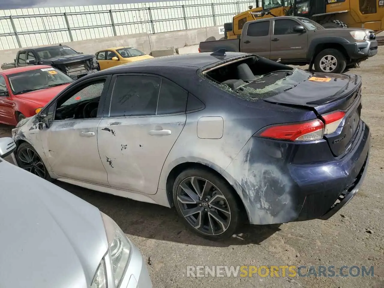 2 Photograph of a damaged car JTDS4MCE2MJ066013 TOYOTA COROLLA 2021