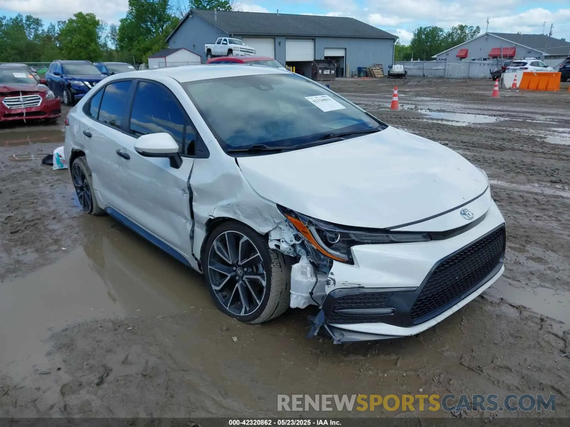 1 Photograph of a damaged car JTDS4MCE2MJ079229 TOYOTA COROLLA 2021