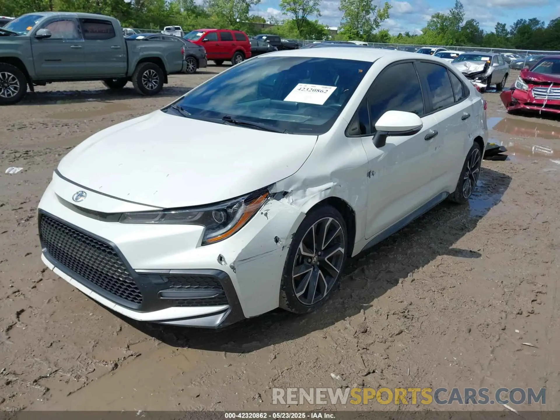 2 Photograph of a damaged car JTDS4MCE2MJ079229 TOYOTA COROLLA 2021