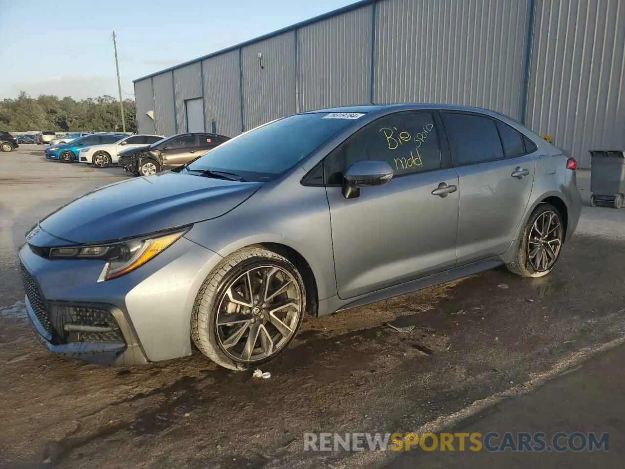 1 Photograph of a damaged car JTDS4MCE3MJ054050 TOYOTA COROLLA 2021