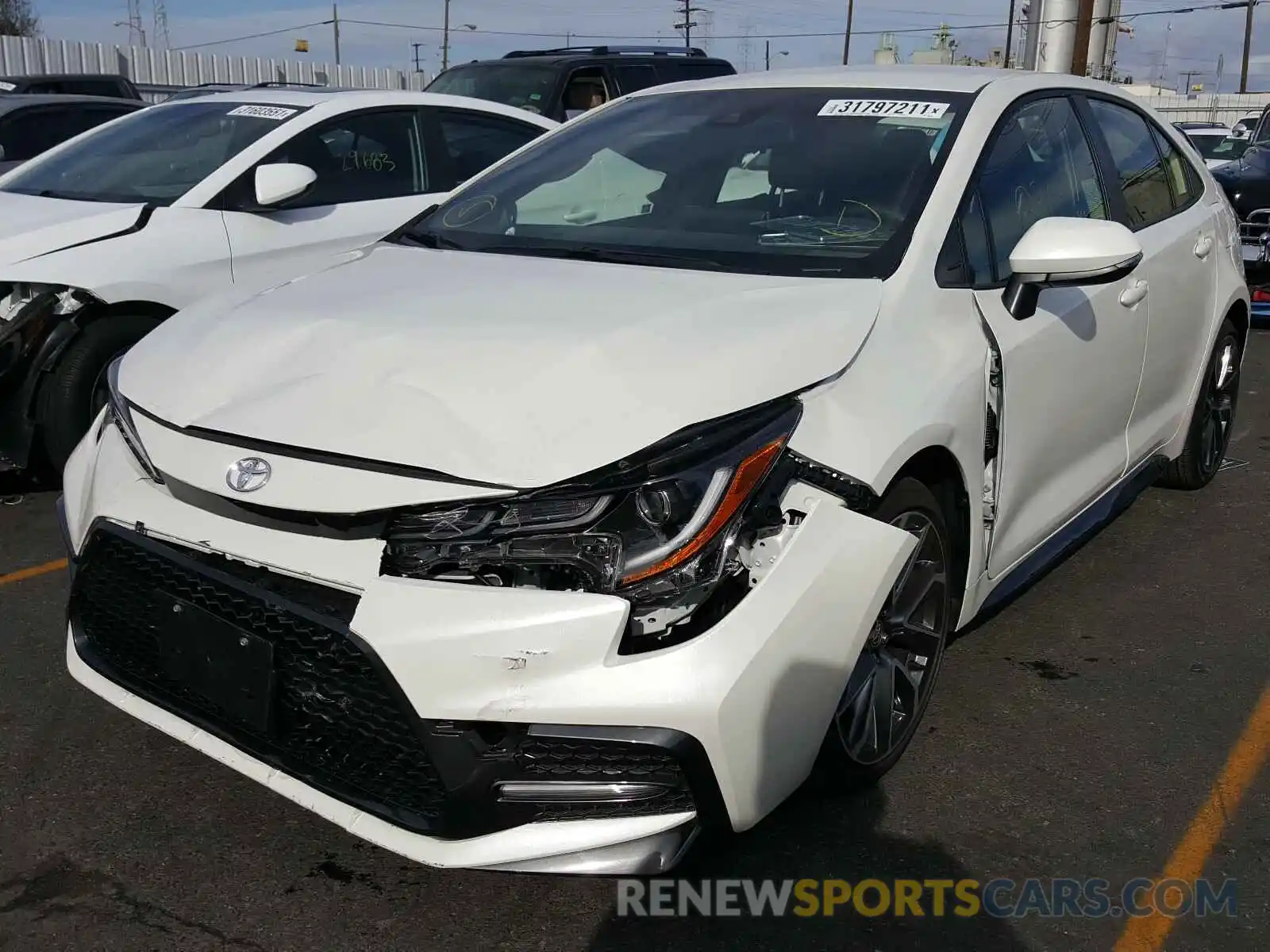 2 Photograph of a damaged car JTDS4MCE3MJ063881 TOYOTA COROLLA 2021