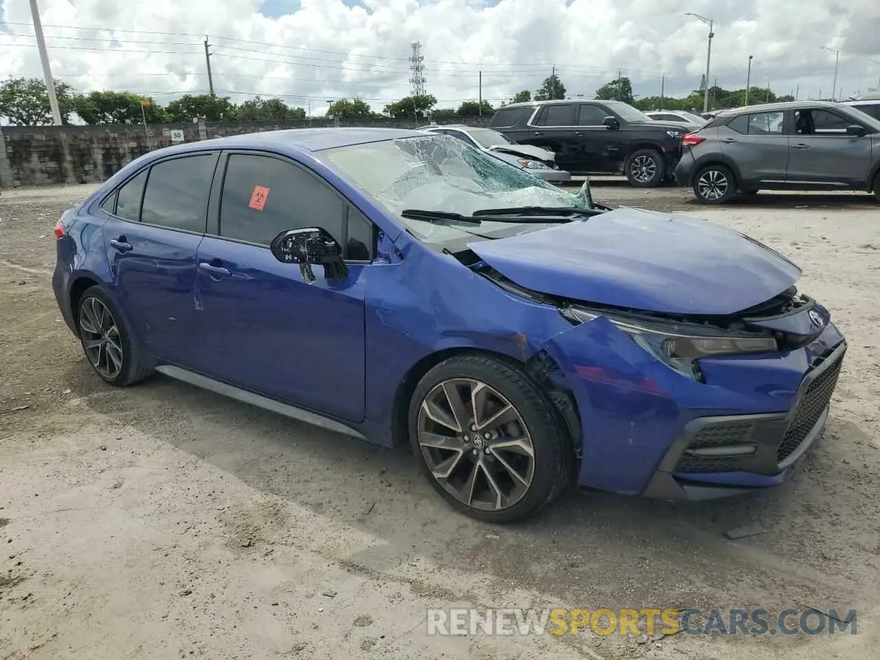 4 Photograph of a damaged car JTDS4MCE3MJ066005 TOYOTA COROLLA 2021