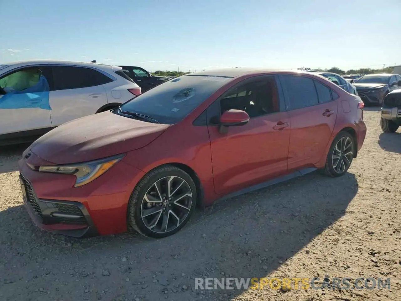 1 Photograph of a damaged car JTDS4MCE3MJ067381 TOYOTA COROLLA 2021