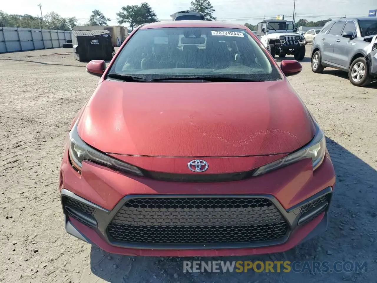 5 Photograph of a damaged car JTDS4MCE3MJ070572 TOYOTA COROLLA 2021
